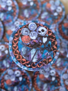 Stained Glass Nightmare Before Christmas Plannar