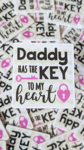 Daddy is the Key to my Heart Plannar