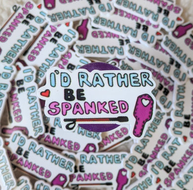 I'd Rather Be Spanked Plannar