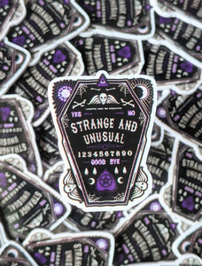 Strange And Unusual Coffin Ouija Board Plannar