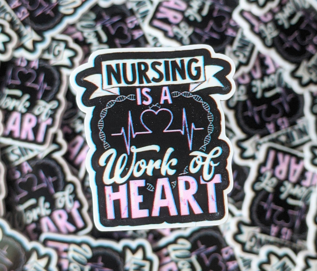 Nursing is a Work of Heart Plannar