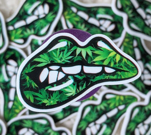 Marijuana Lips Plannar