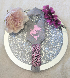 Resin Heart Cut Out Decorative Spanking Paddle