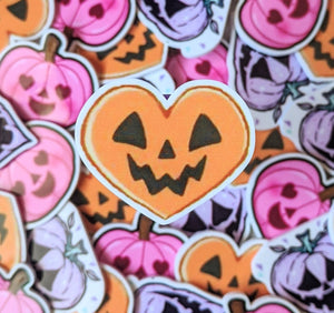 Kawaii Heart Spooky Jack O'Lantern Plannar