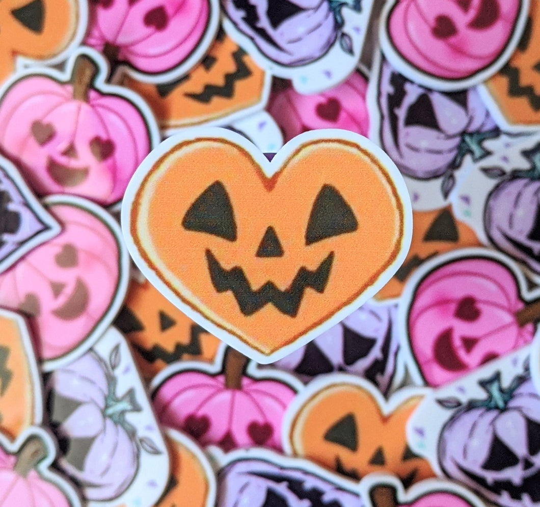 Kawaii Heart Spooky Jack O'Lantern Plannar