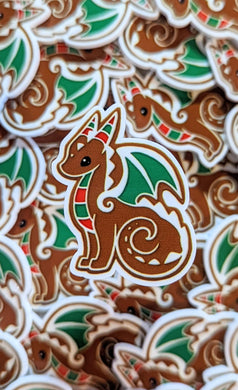 Christmas Gingerbread Dragon Plannar