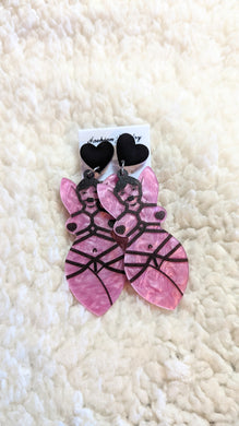 Bondage Acrylic Plus Size BDSM Earrings