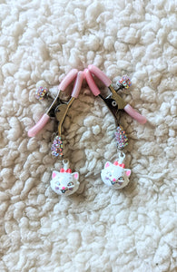 Aristocats Marie Bell Jeweled Nipple Clamps