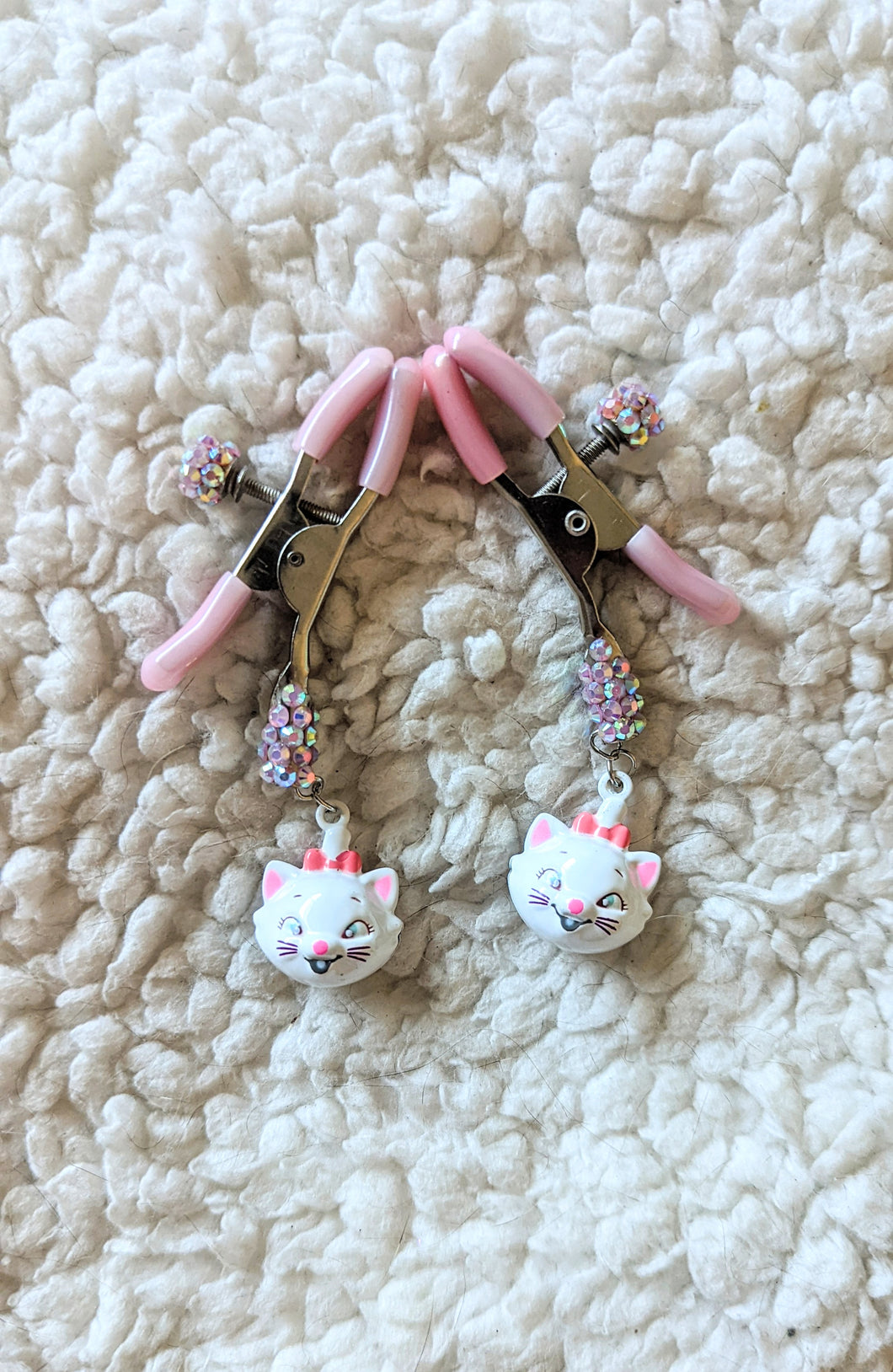 Aristocats Marie Bell Jeweled Nipple Clamps