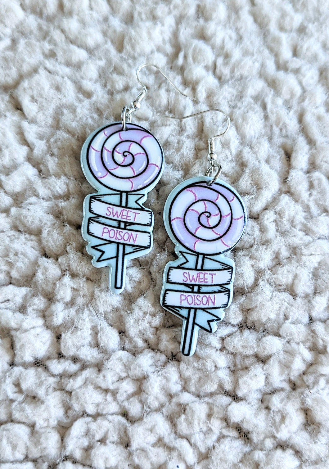 Sweet Poison Lollipop Acrylic Earrings