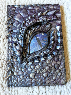 Dragon Eye Resin Velvet Lined Journal