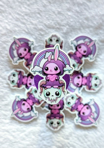 Pastel Goth Creepy Bunny Plannar