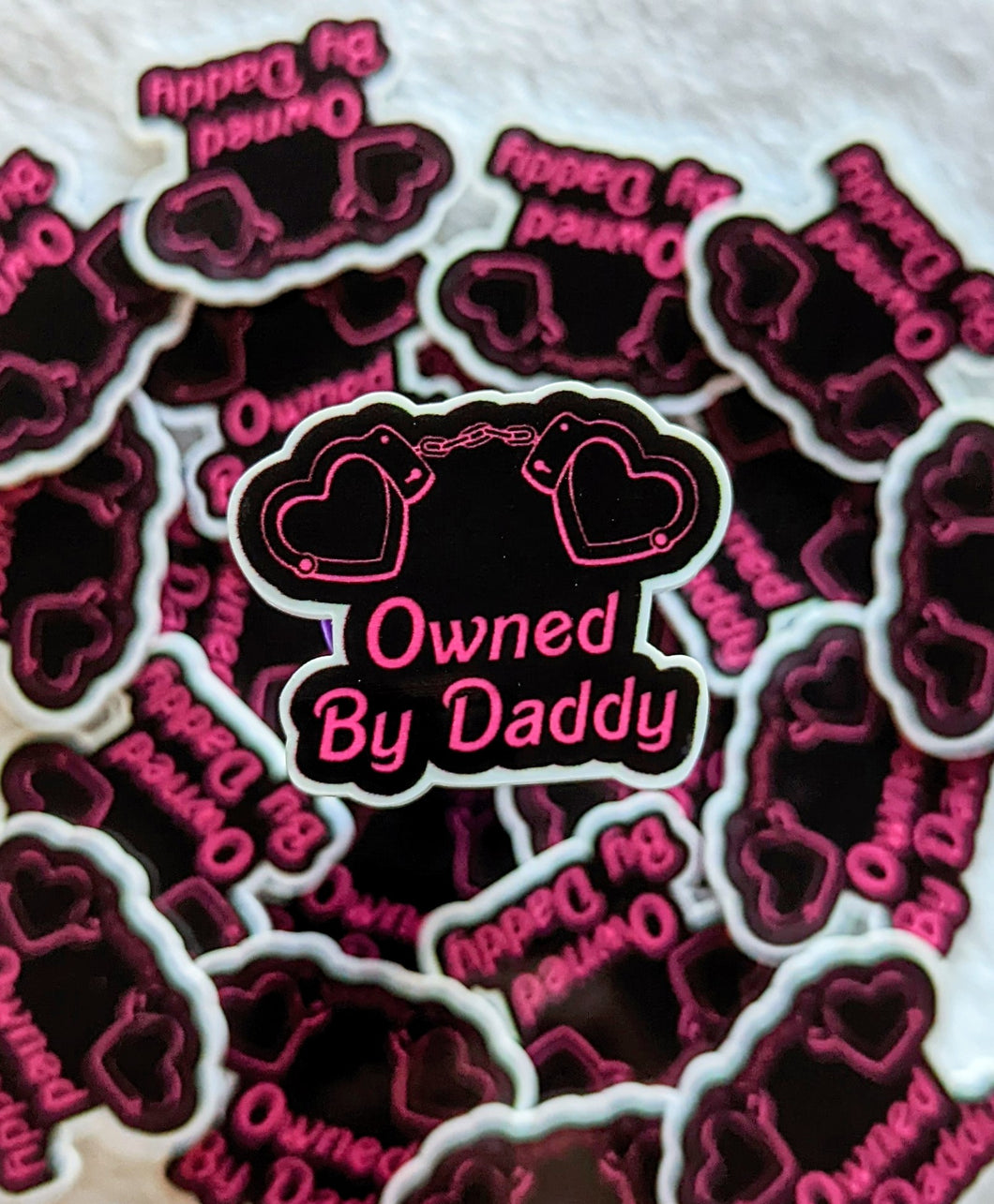 Owned By Daddy Heart Cuffs Plannar